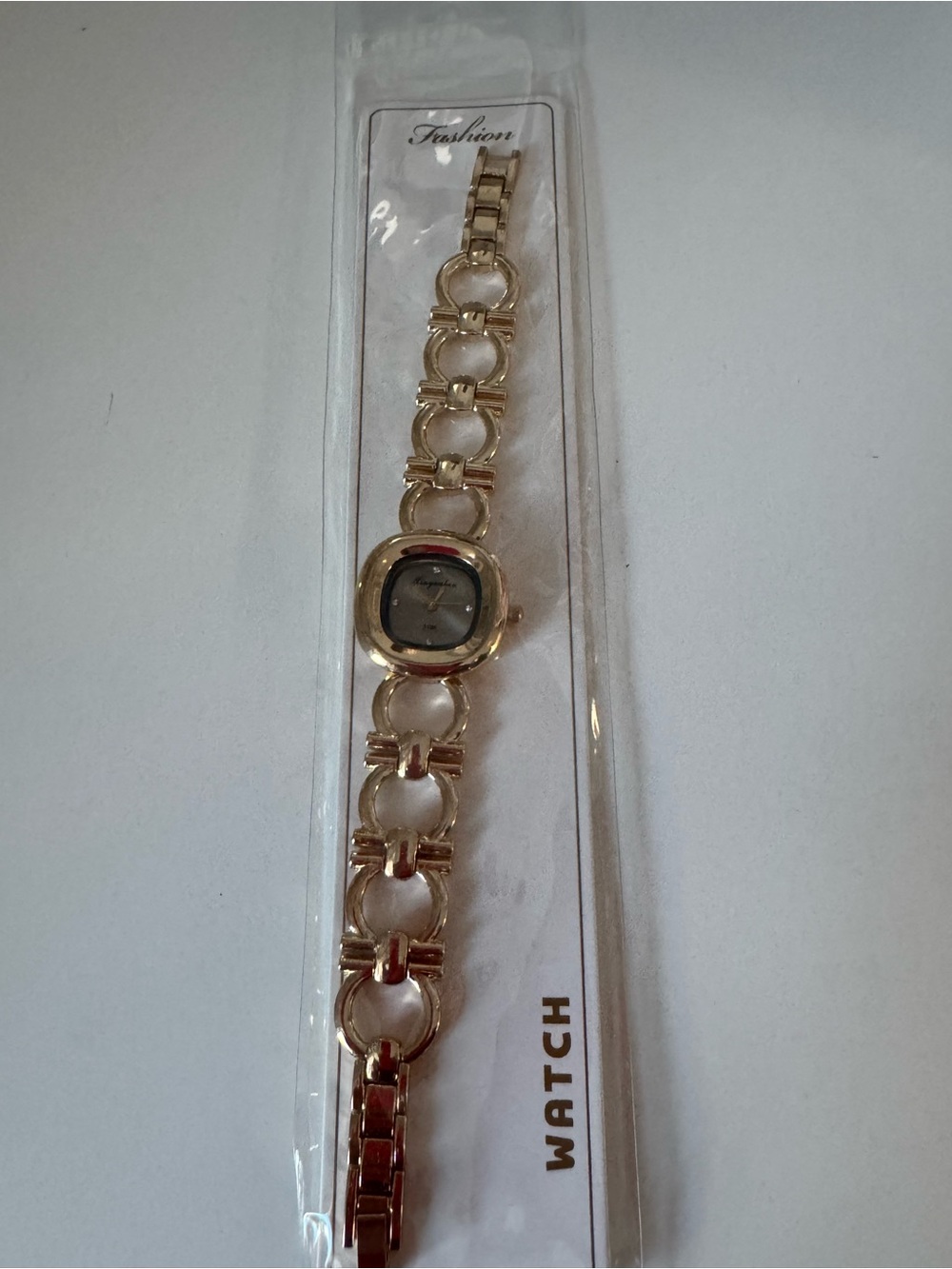 Gold Link Bracelet Watch -